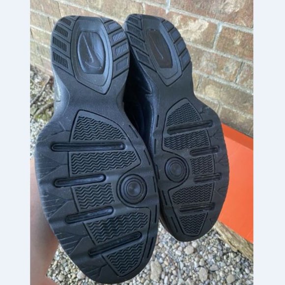 Nike Air Mens Monarch IV Black Training Shoes 12 - Picture 6 of 9